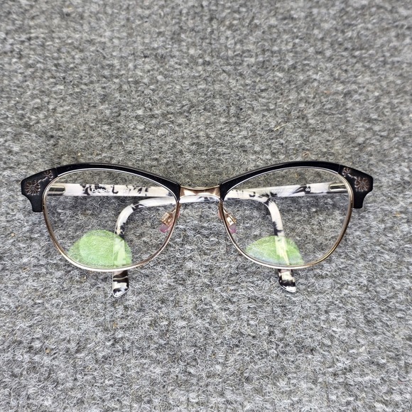 bebe Accessories - Bebe Eyeglasses Frame BB5162 600 Women's Berry Metal Round Full Rim 53-17-135